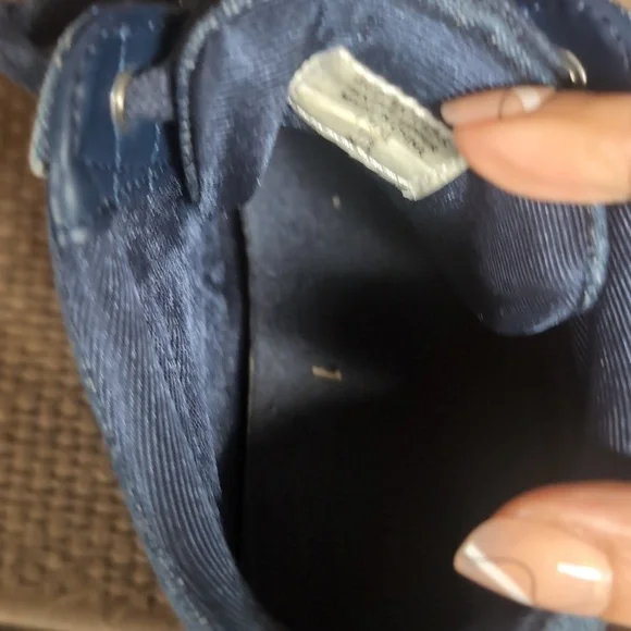 Guess Women Denim High-Top Sneakers Size 7.5M - Picture 11 of 12